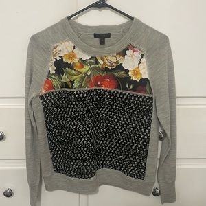 J Crew combo sweater